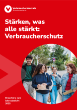 Broschüre zum Jahresbericht 2025 des Verbraucherzentrale Bundesverbands